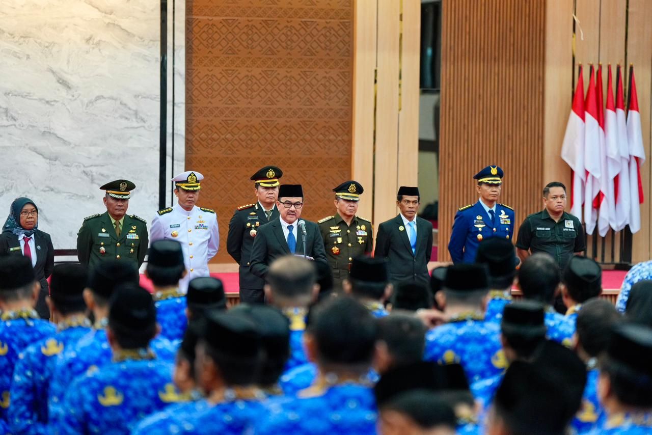 Sekda Sulsel Pimpin Upacara Hari Bela Negara ke-77, Tekankan Solidaritas dan Aksi Nyata