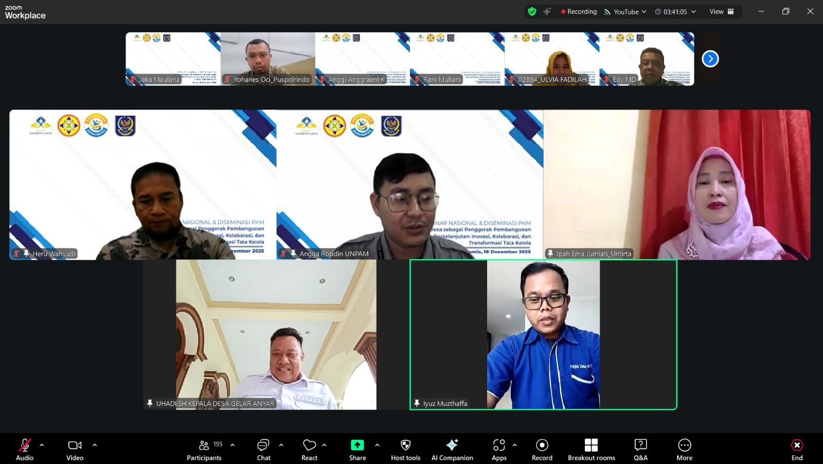 UNPAM Kampus Serang Bahas Inovasi Desa, dari Digitalisasi hingga Tata Kelola Berkelanjutan