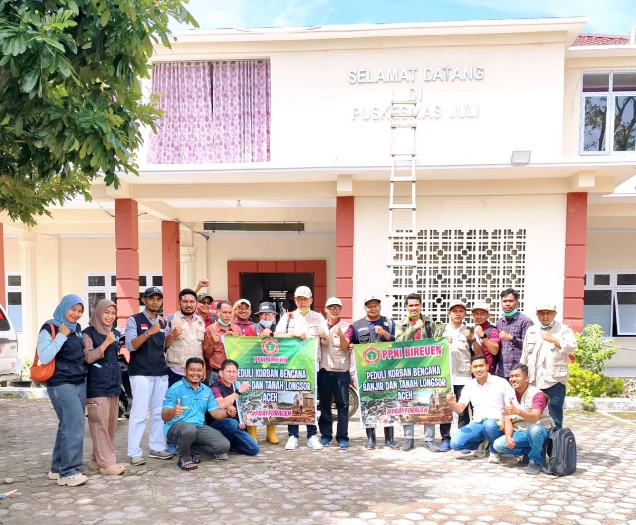 PPNI Bireuen & InWCCA Kolaborasi Rawat Luka Korban Bencana Aceh
