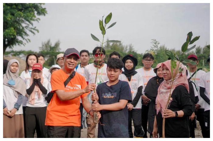 Viral Kisah Inspiratif Anak SMP Surabaya Budidaya 18 Ribu Mangrove, hingga Diapresiasi Pelajar Lain Asal Korea!