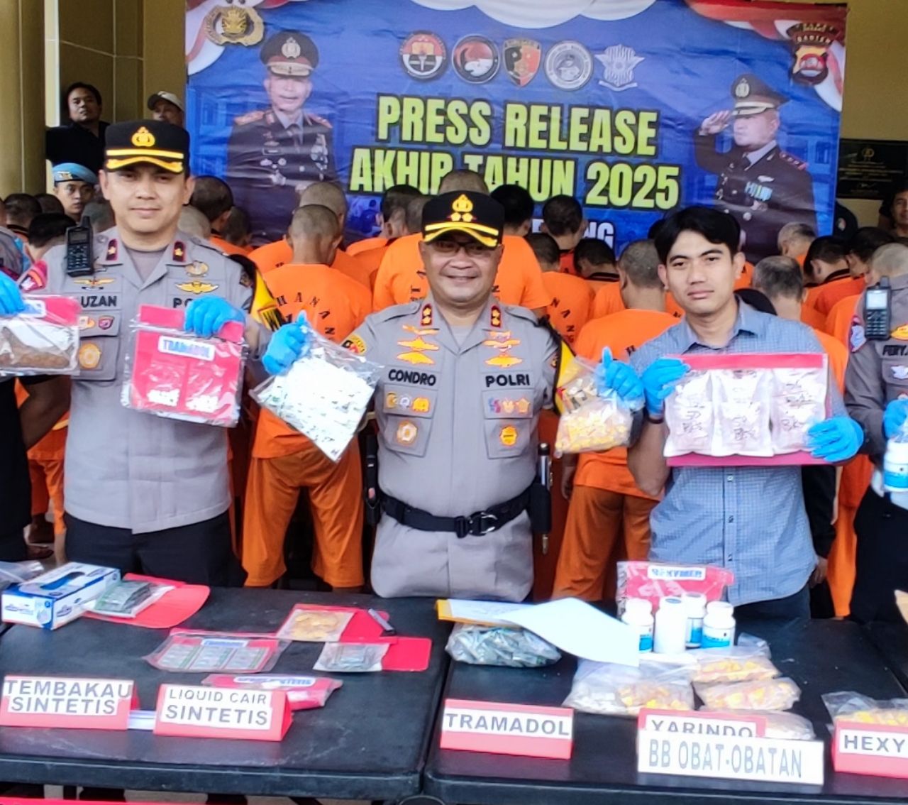 108 Kasus Narkoba Selesai Pada 2025 Satnarkoba Polres Serang Paling Tinggi Di Polda Banten