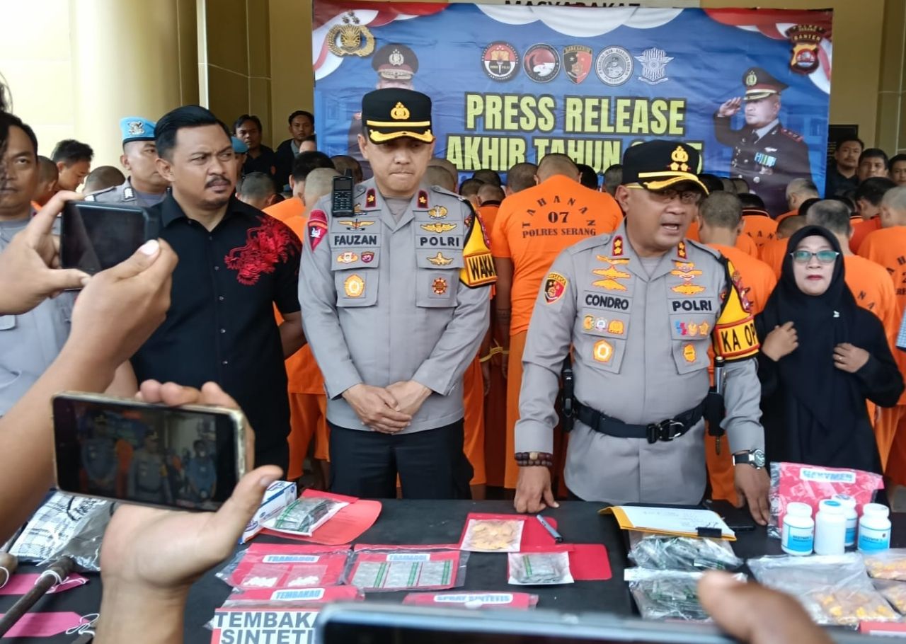 Tertinggi Se- Polda Banten Satreskrim Polres Serang Selesaikan 500 Perkara pada 2025