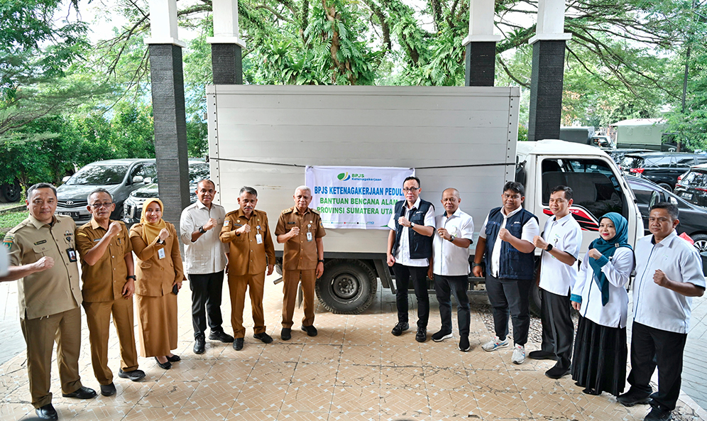 BPJS Ketenagakerjaan Hadirkan Bantuan Rp650 Juta bagi Warga Terdampak Bencana