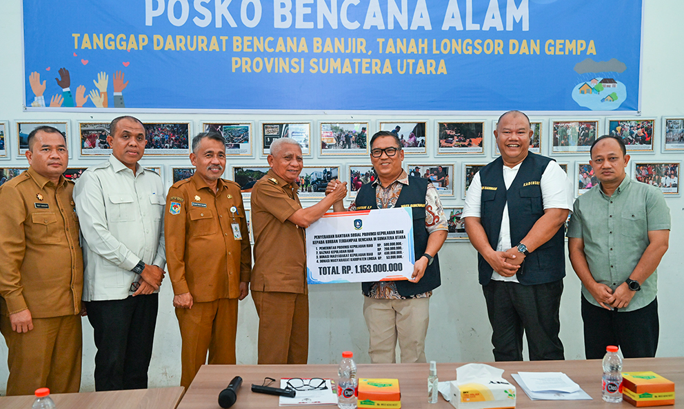 Bantuan Rp1,1 Miliar dari Kepri Dorong Pemulihan Bencana di Sumut