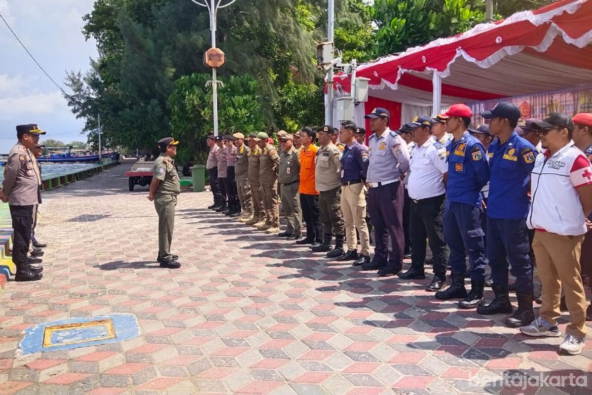 Kesiapsiagaan Tinggi: Gabungan TNI, Polri, dan Satpol PP Amankan Nataru di Kepulauan Seribu