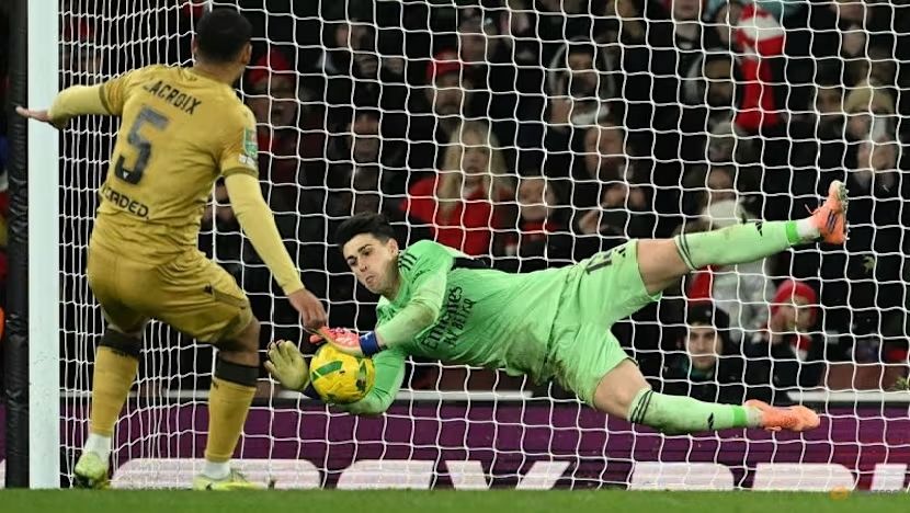 Diselamatkan Kepa di Adu Penalti, Arsenal Melaju ke Empat Besar Carabao Cup