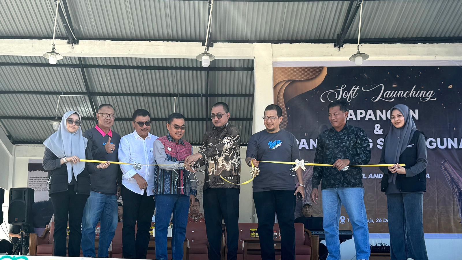 Lapangan dan Panggung Serbaguna Hotel Andalan Toraja Resmi Dibuka