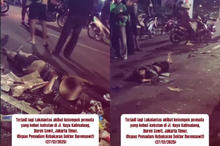 Diduga Kebut-kebutan, Pemotor Sebabkan Kecelakaan hingga Berakhir Tewas di Kalimalang