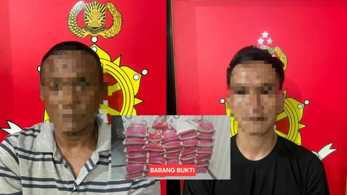 Kepolisian Bongkar Black Market Beras Angkutan Gelap di Balikpapan dan Samarinda