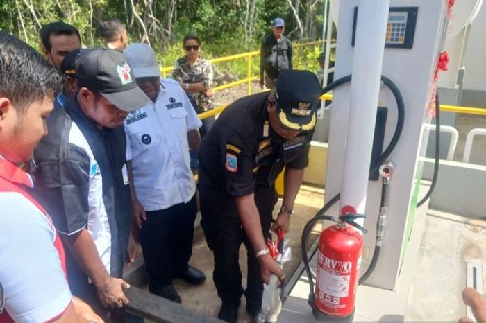 Warga Pesisir Mimika Kini Miliki SPBU Sendiri di Kokonao