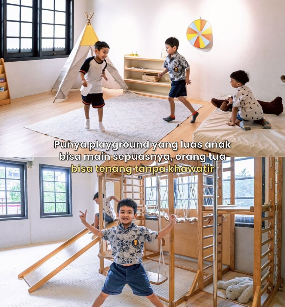 Richie Garden, Tempat Ngopi Tersyahdu di Sentul Bisa Ngawasin Anak Main di Playground dan Mini Zoo