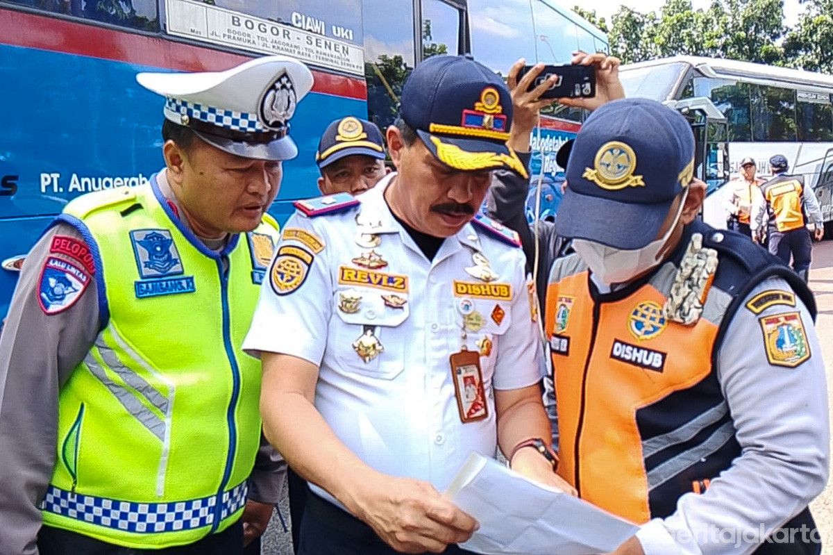 Lima Bus AKAP Ditilang dalam Razia Terminal Kampung Rambutan