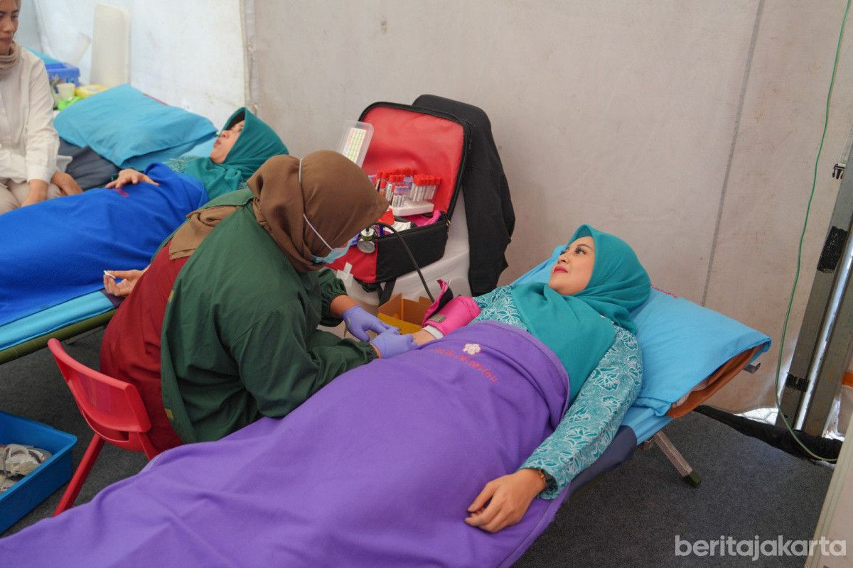 TP PKK Jakarta Utara dan PAM Jaya Gelar Donor Darah Peringati Hari Ibu ke-97