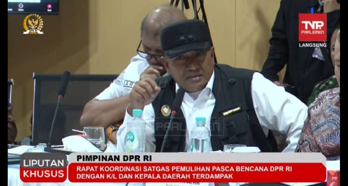 Aceh Tengah Laporkan Ribuan Rumah Rusak, Wabup Muchsin Suarakan Pemulihan di Rapat DPR RI