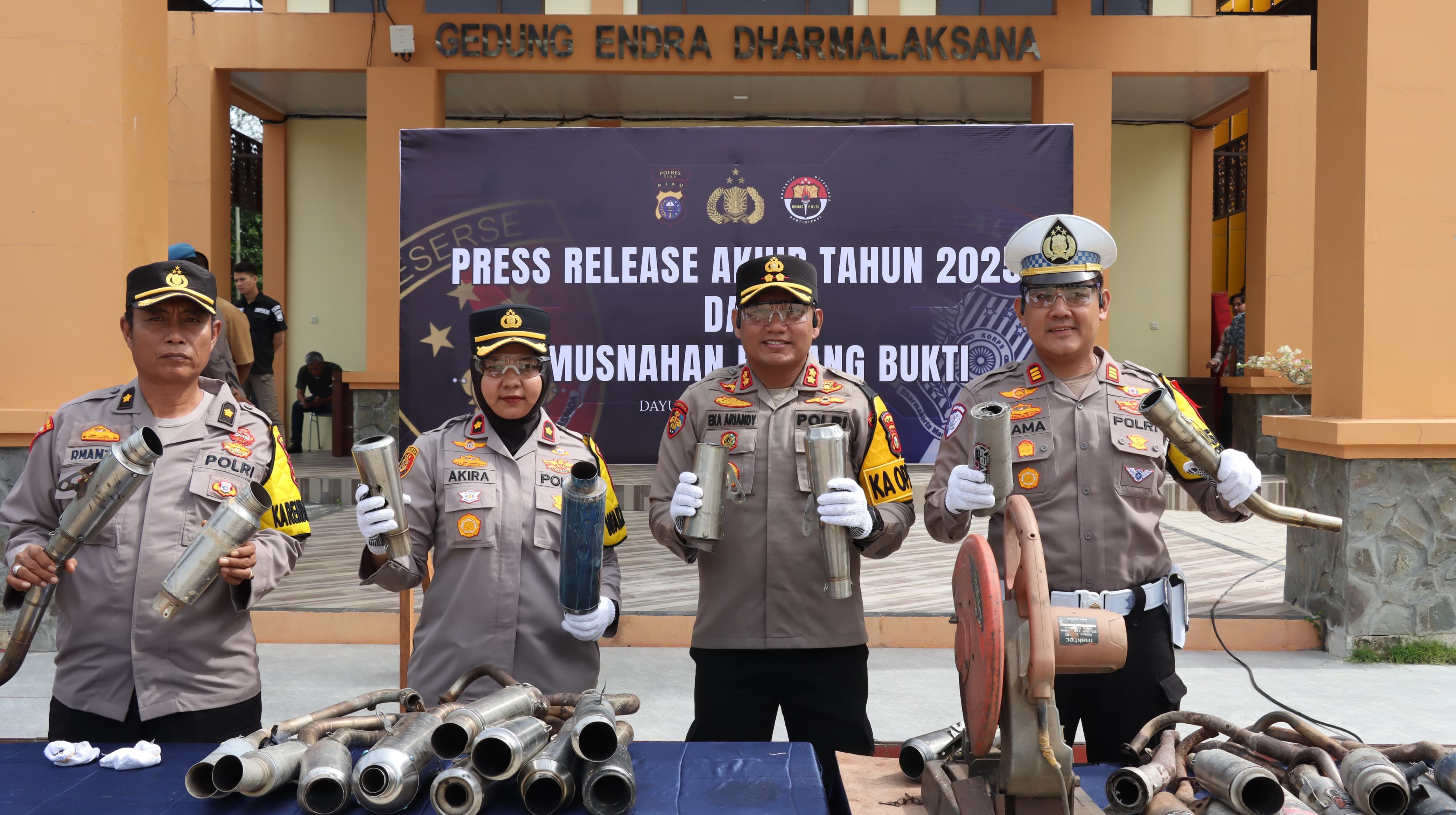 Dari Ketahanan Pangan hingga Pemberantasan Narkoba, Polres Siak Rilis Kinerja Akhir Tahun 2025