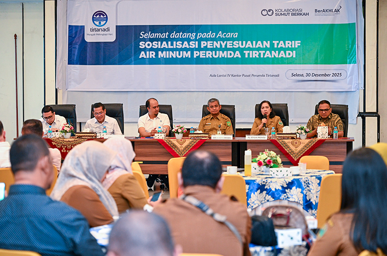 Perumda Tirtanadi Sesuaikan Tarif, Masyarakat Berpenghasilan Rendah Diuntungkan