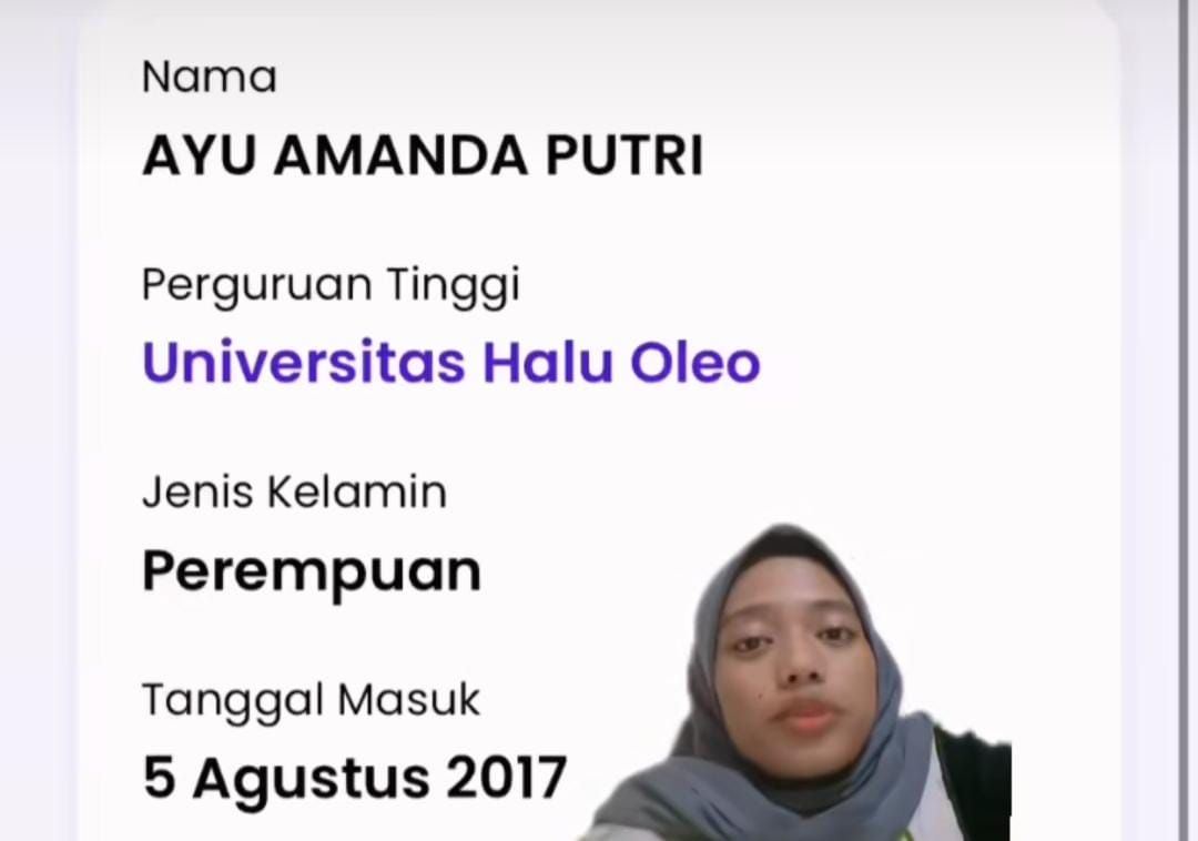 UHO Buka Kronologi Perubahan Data Alumni di PDDikti, Nama Ayu Amanda Sempat Berganti