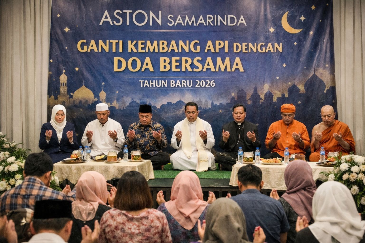 ASTON Samarinda Ganti Kembang Api dengan Doa Bersama Tahun Baru