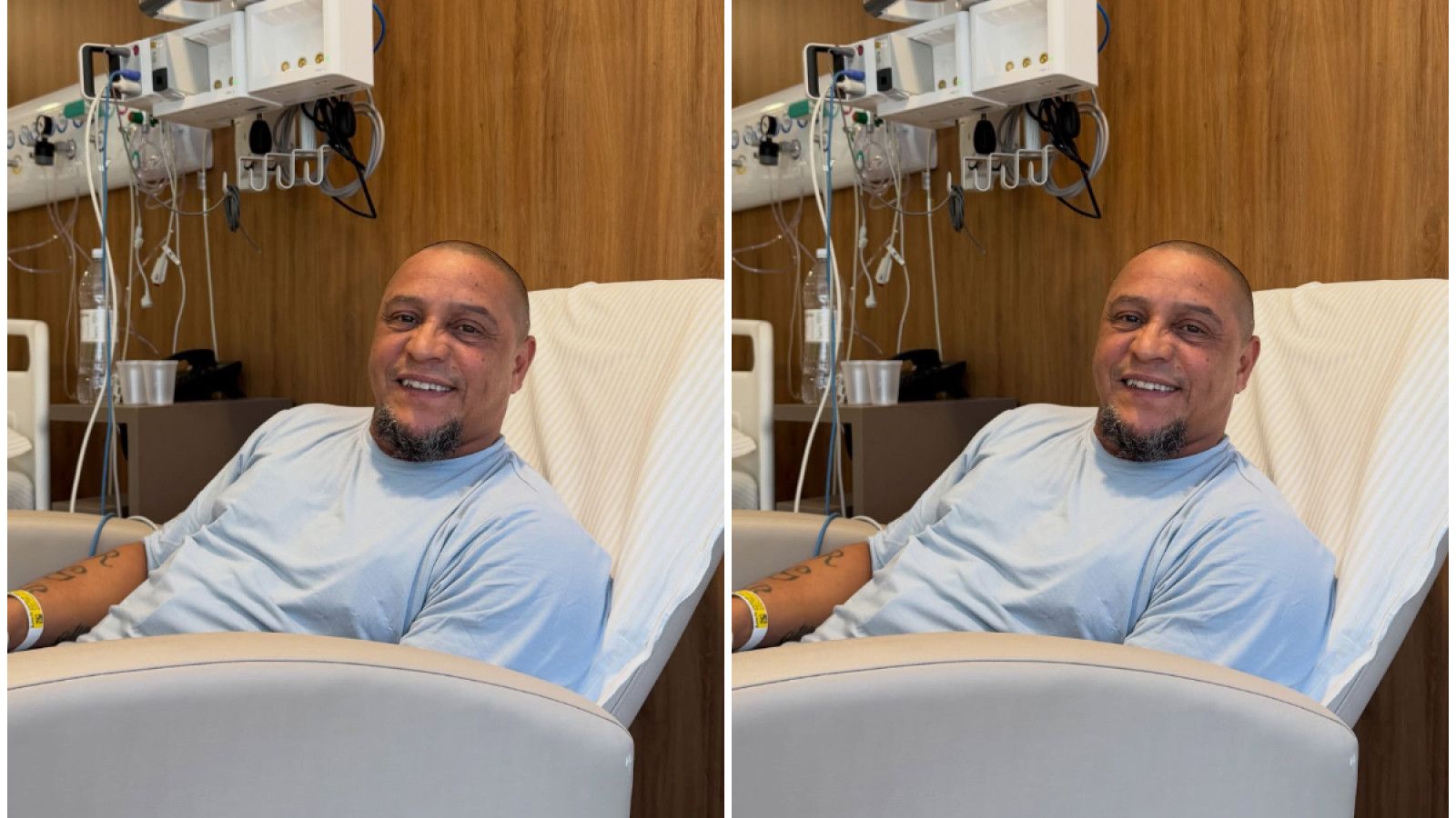 Kabar Baik dari Roberto Carlos Pasca Operasi Jantung