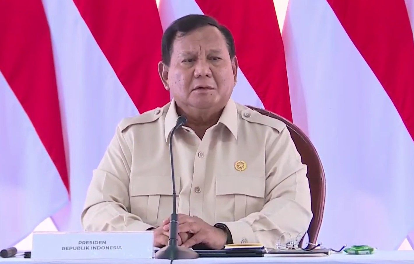 Presiden Prabowo: Kita akan Habis-habisan untuk Membantu Rakyat yang Terdampak Bencana