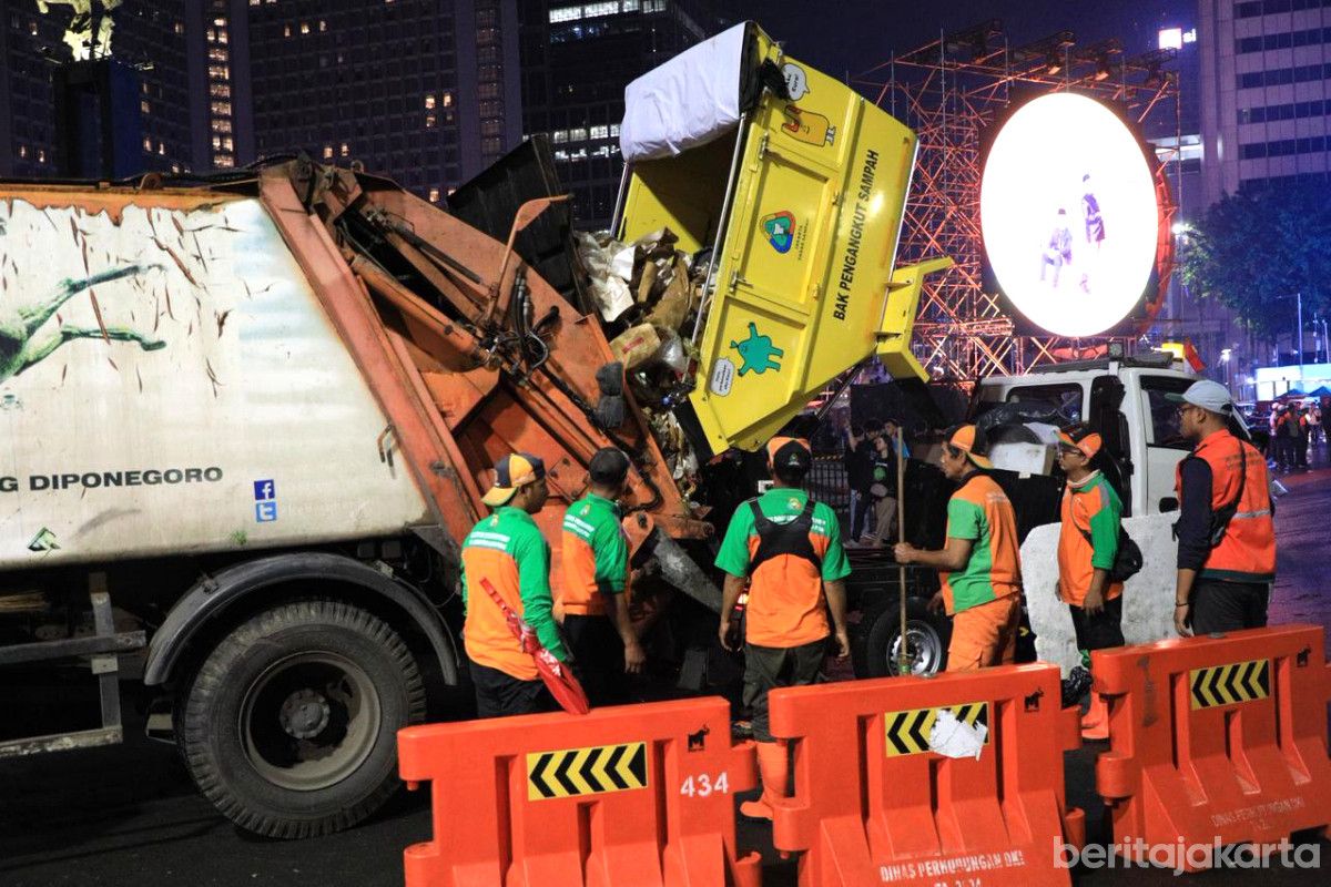 Volume Sampah Malam Tahun Baru 2026 Turun Drastis, Bukti Perayaan Lebih Sadar Lingkungan