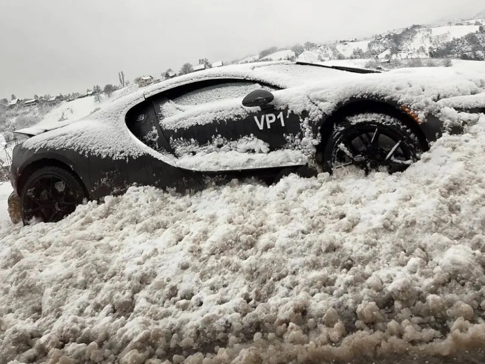 Bugatti Tourbillon Rp78 Miliar Sengaja Dikubur Salju, Ternyata Alasannya Gak Main-Main