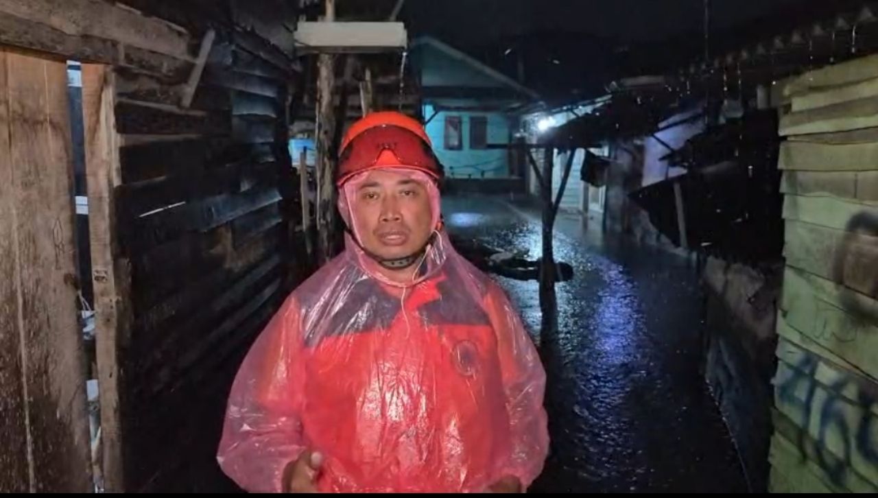 Intensitas Hujan Lebat 134 KK Di Kaseman Kota Serang Kebanjiran