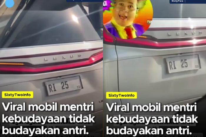 Viral Lexus Berpelat RI 25 Serobot Antrean di Tol Cilandak, Ini Kata Polisi!