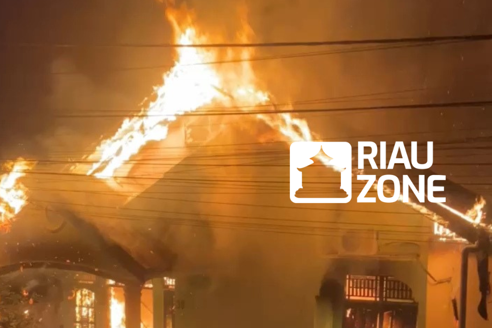 BREAKING NEWS: Satu Unit Rumah Warga Terbakar di Bengkalis
