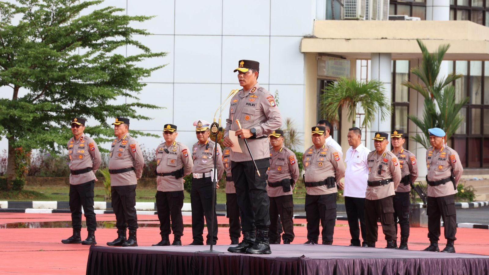 Kapolda Kaltara Tekankan Kesiapsiagaan Personel Hadapi Potensi Bencana