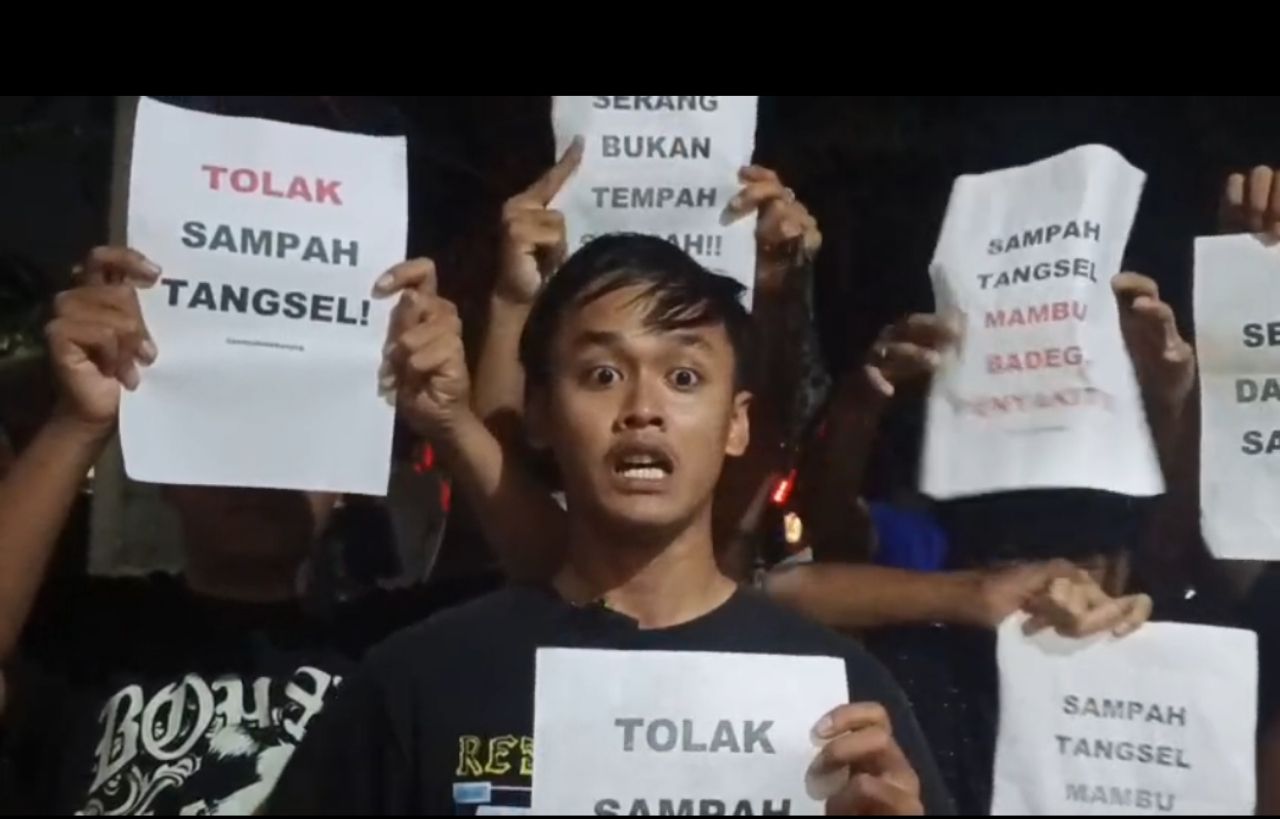 Pengiriman Kembali Sampah Tangsel Ditolak Warga Taktakan Kota Serang
