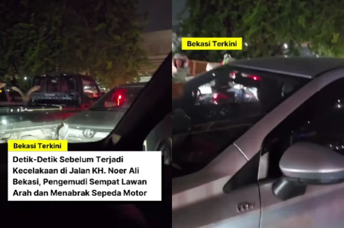 Viral Aksi Pemobil Lawan Arah di Kalimalang hingga Tabrak dan Seret Motor, Begini Kronologinya