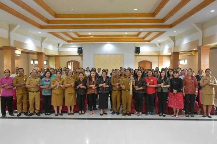 TP PKK dan Posyandu Denpasar Sosialisakan Program Kulkul untuk Lingkungan Bersih