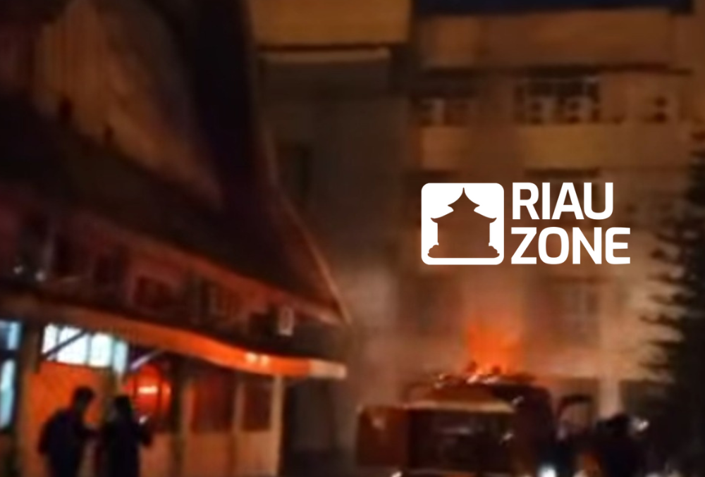 Kebakaran Nyaris Hanguskan Kantor Bupati Inhil