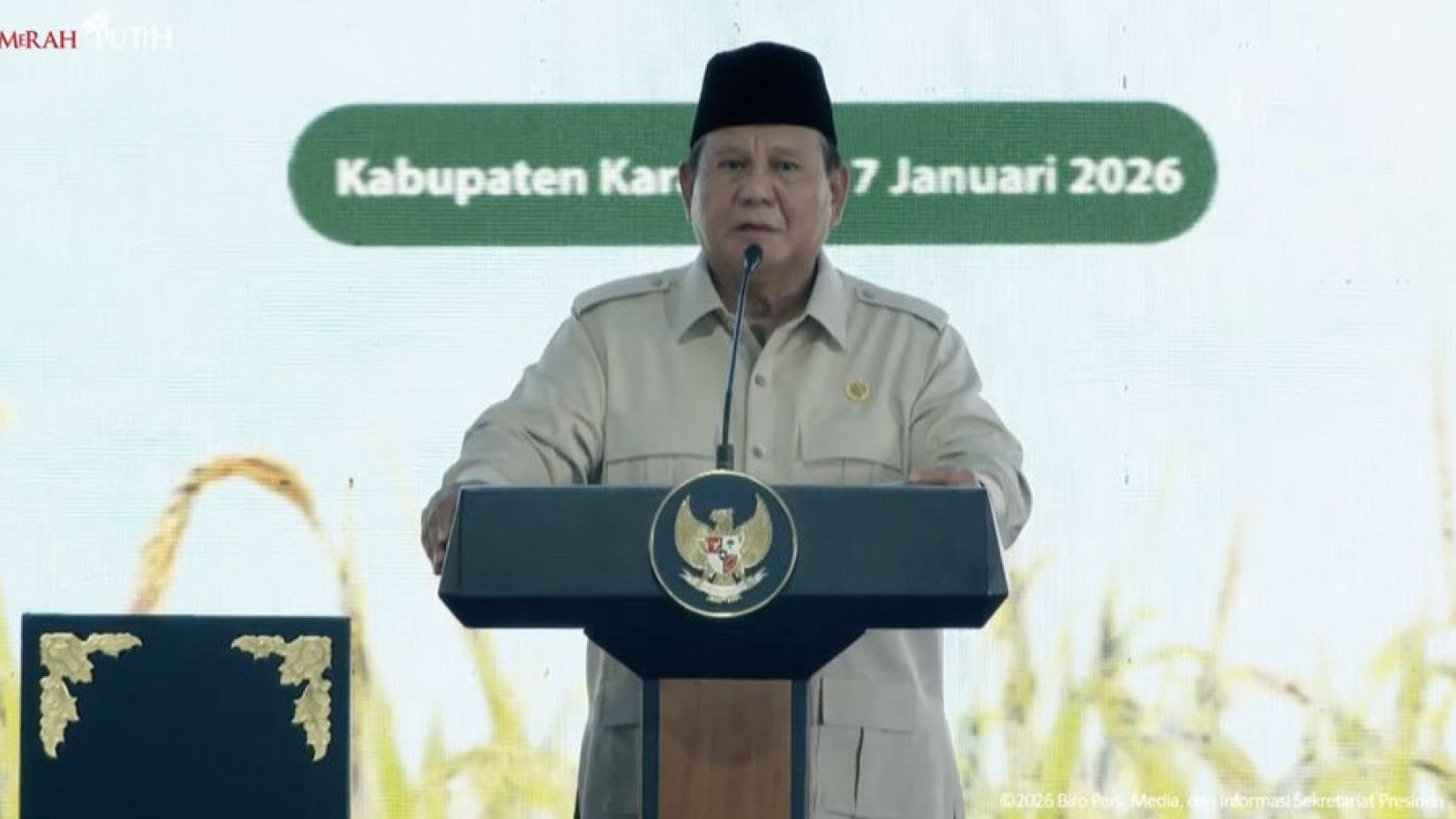 Indonesia Menuju Swasembada Pangan: Pengumuman Presiden Prabowo di Karawang