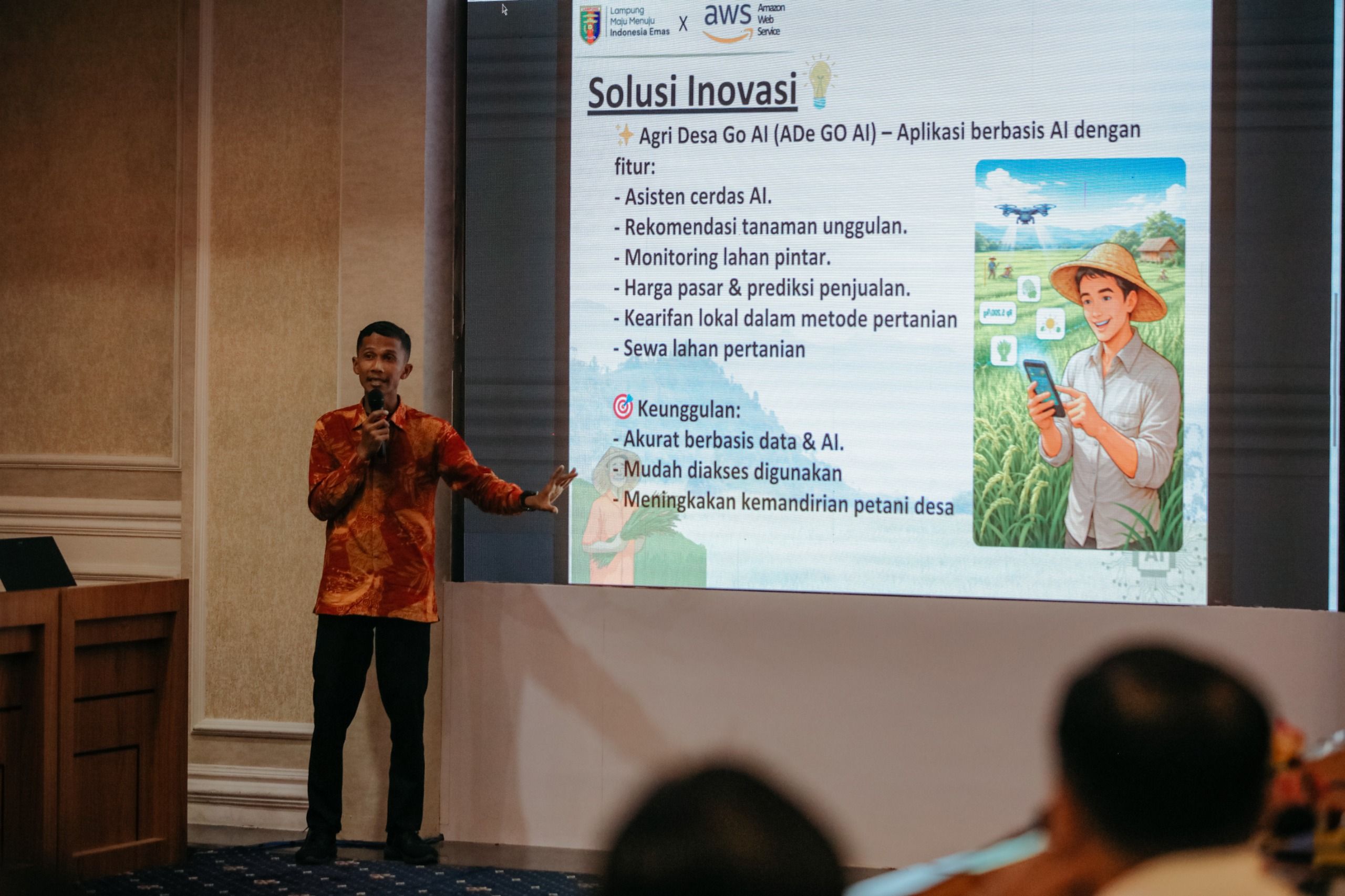 41 Aplikasi AI Lahir dari Ideathon Lampung, Gubernur Dorong Transformasi Desa Digital