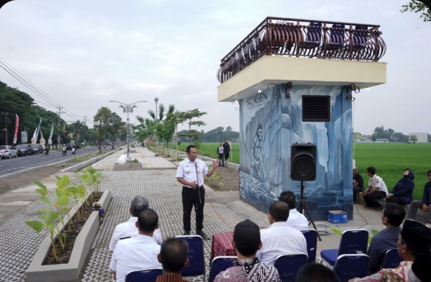 Sigit Pamungkas, Meresmikan Taman Mangkubumi Sebagai Ruang Terbuka Hijau