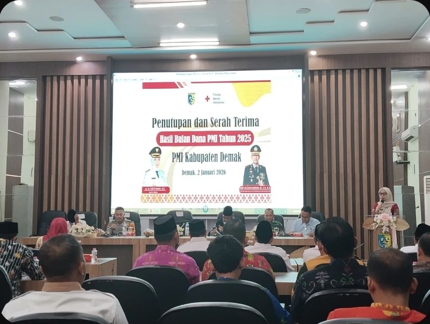 PMI Kabupaten Demak Menutup Tahun 2025 dengan Penutupan Bulan dana yang Lampaui Tahun Sebelumnya