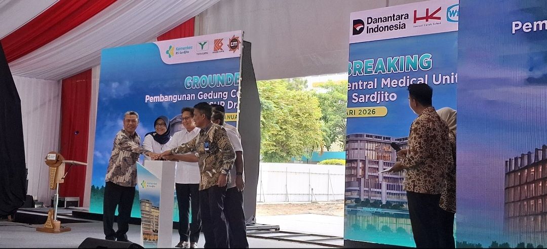 Menkes Hadiri Groundbreaking Gedung Baru Milik RSUP Sardjito Senilai Rp 917 Miliar Pakai Dana Pribadi