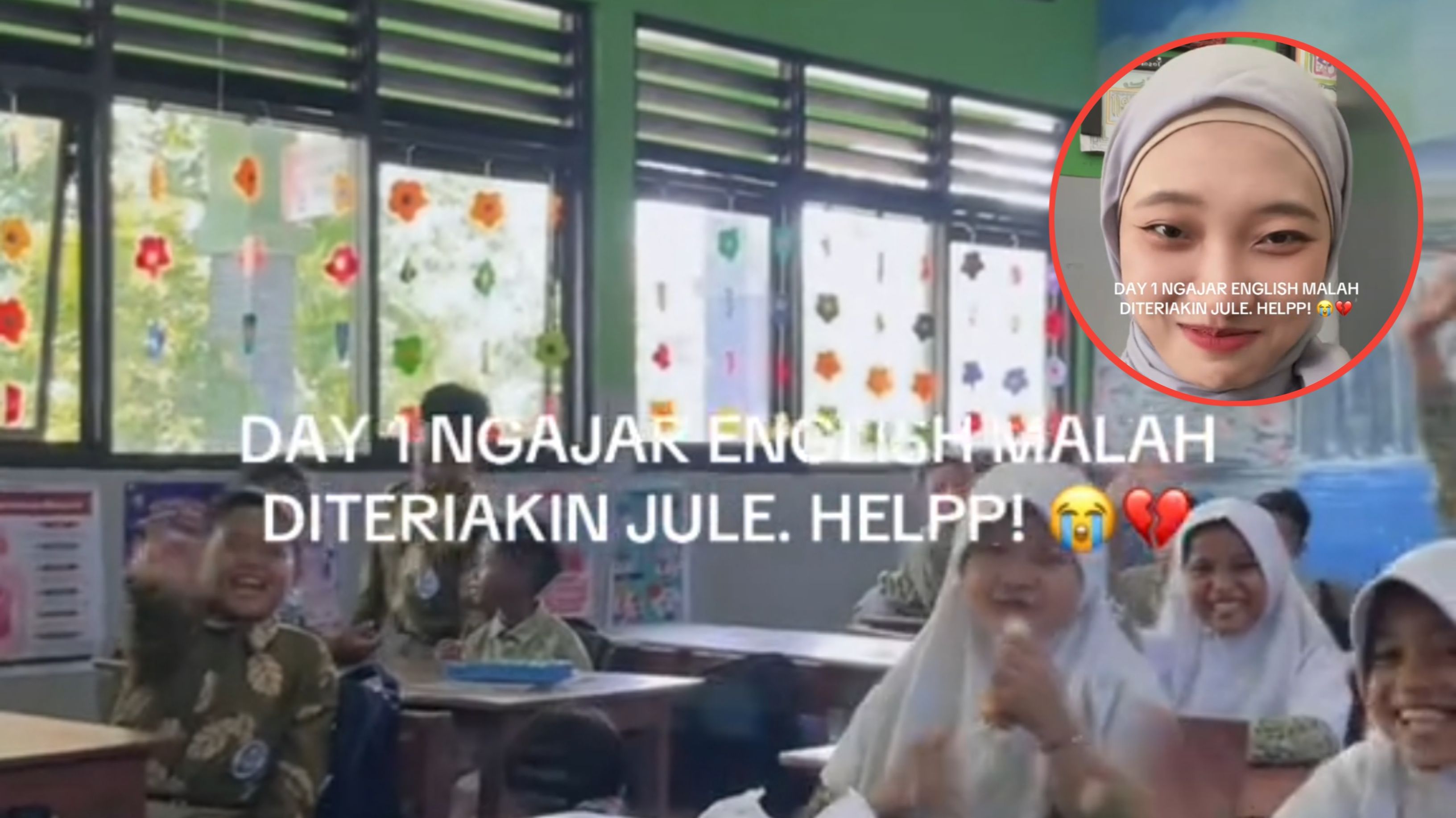 Hari Pertama Mengajar, Guru Tutor Bahasa Inggris Ini Terkejut Dipanggil Jule oleh Murid-Muridnya