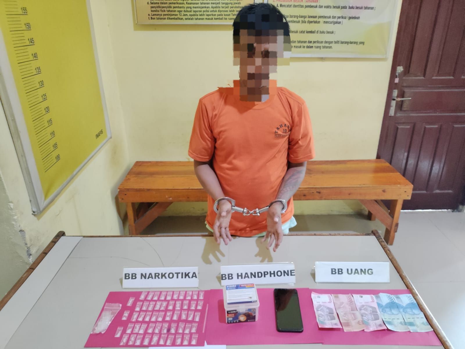 Jaringan Narkoba Dibongkar di Kampar, Polisi Amankan 7,74 Gram Sabu