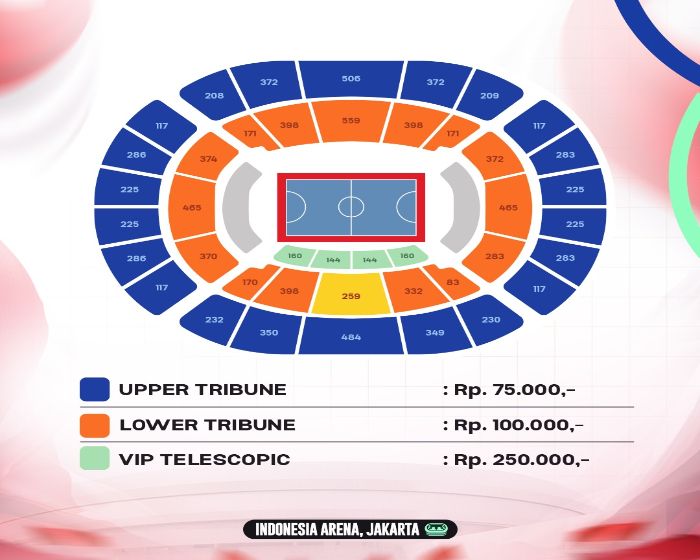 Futsal Indonesia Rilis Harga Tiket Piala Asia Futsal 2026, Dijual Mulai dari Rp75 Ribu Saja!