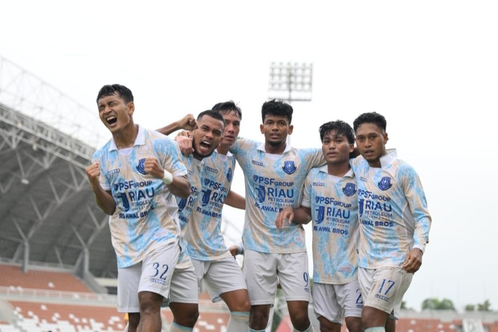 Tampil Dominan, PSPS Pekanbaru Unggul 2-1 atas Sumsel United di Babak Pertama