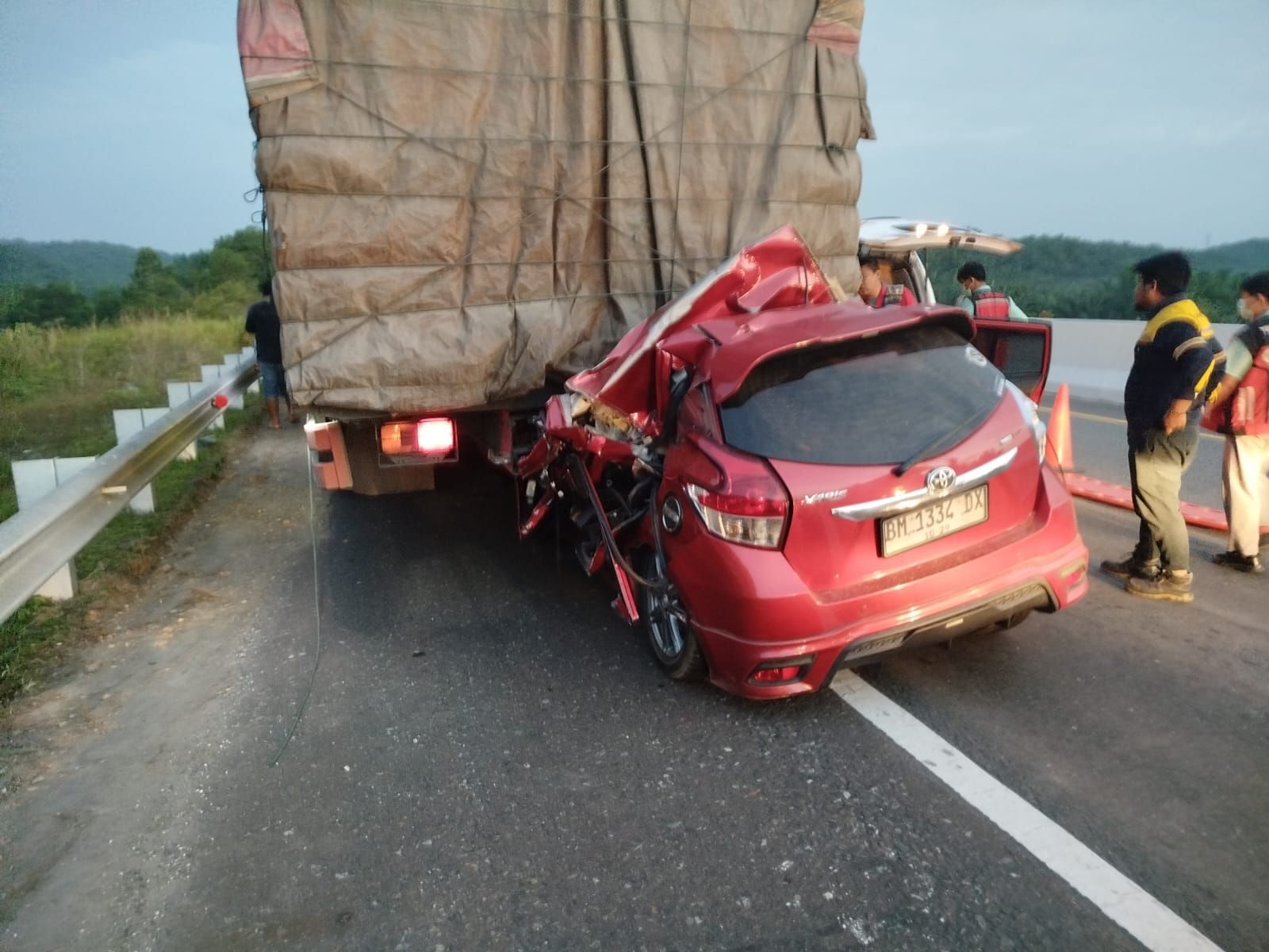 Kecelakaan Maut di Tol Permai, Warga Duri Jadi Korban, Ini Kronologis Kejadiannya