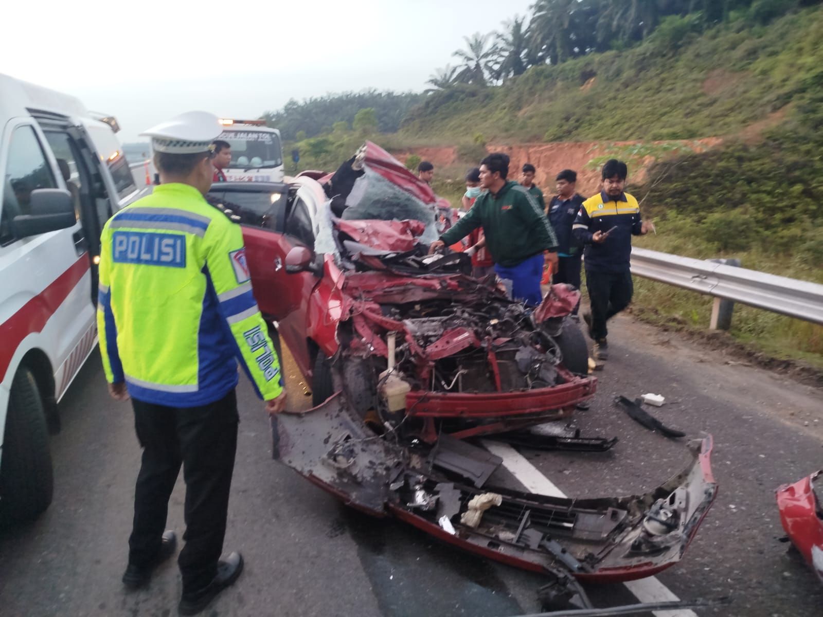 Kecelakaan Maut di Tol Permai, Warga Duri Jadi Korban, Ini Kronologis Kejadiannya