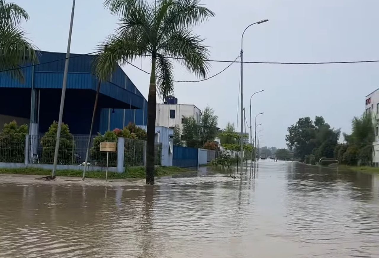 Kawasan Modern Industri 4 Cikande Serang Banjir