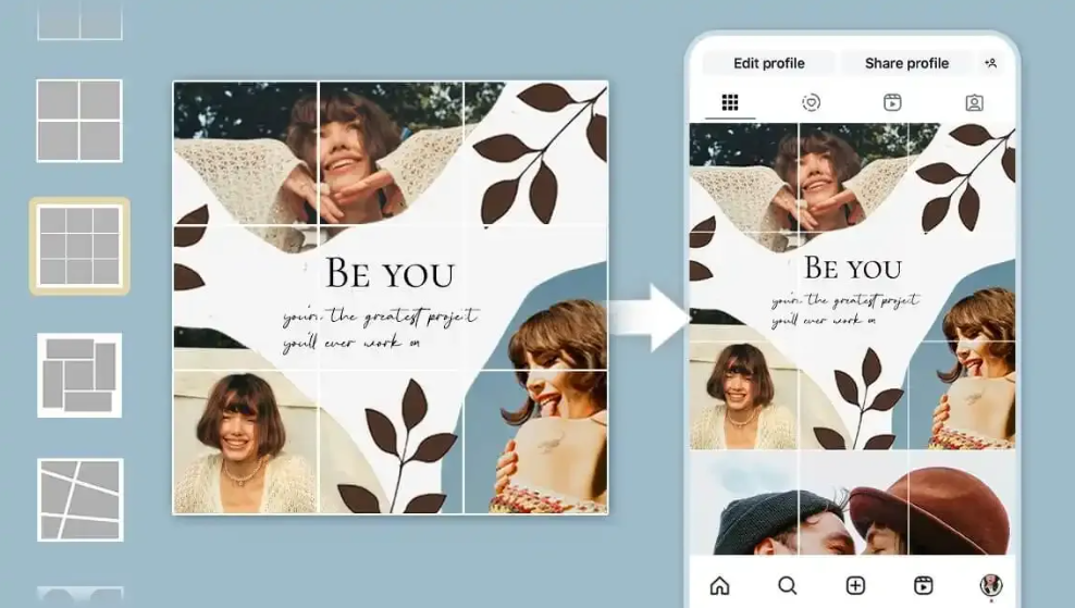 Ukuran Feed Instagram 2026: Panduan Rasio 4:5 & Puzzle 6 3 Kotak