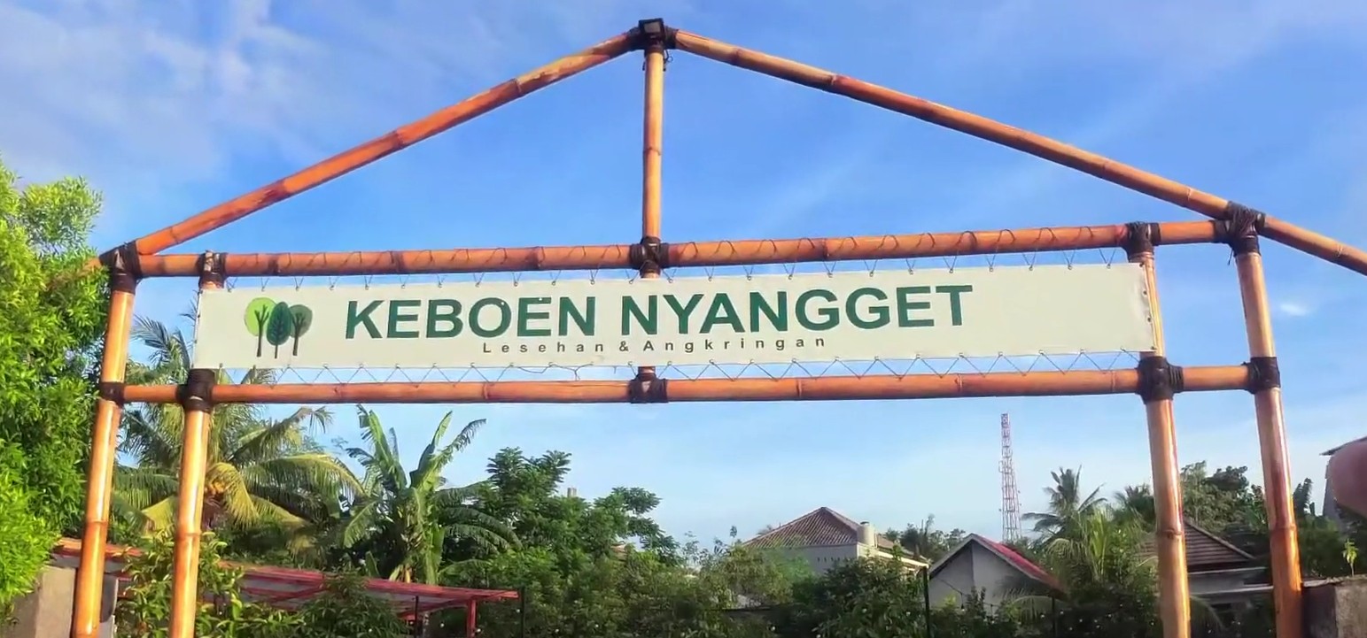 Kebun Nyangget, Tempat Nongkrong Asik Bernuansa Taman di Lombok Barat