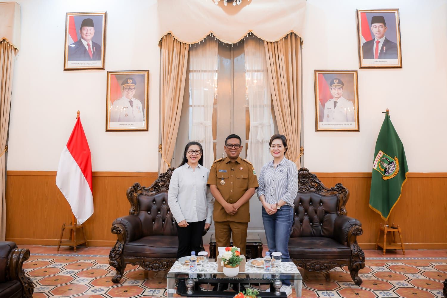 Kunjungan Legenda Tenis Meja Indonesia ke Banten