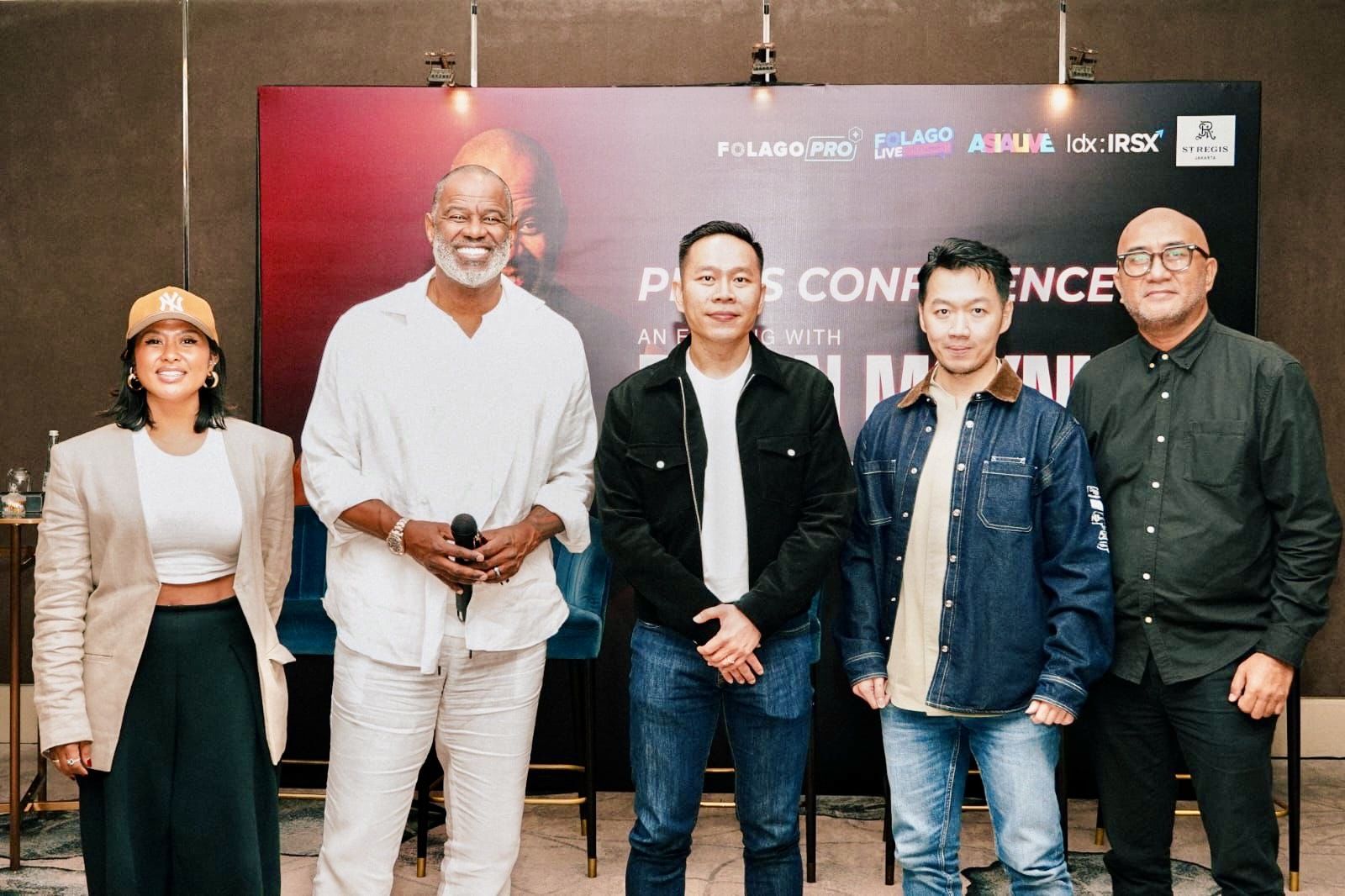 Brian McKnight Kembali Konser Intimate di Jakarta, Dira Sugandi Akan Jadi Penampil Pembuka